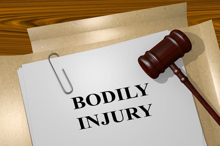 Factors that affect bodily injury claim settlement amounts