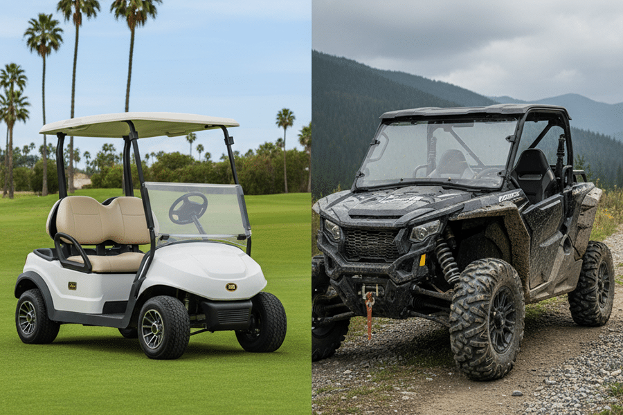 golf cart vs side by side insurance